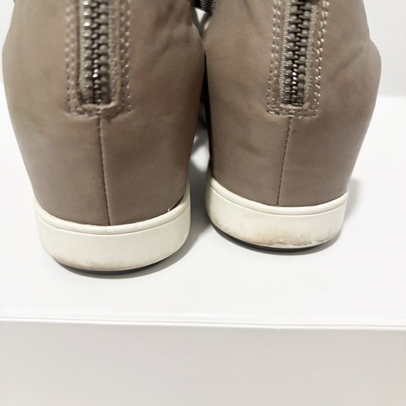 Eileen Fisher Womens Verge Sandal Strappy Gladiator Wedge Sandals Size 7.5 Gray - Picture 8 of 13